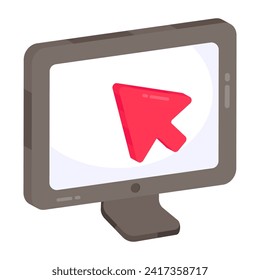 An icon design of cursor arrow
