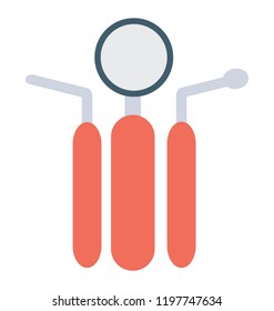 Icon design of dentistry tools