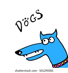 icon design dog vector emblem illustration concept