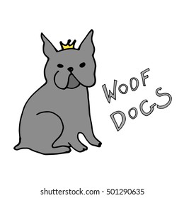 icon design dog vector emblem illustration concept