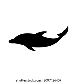 diseño de icono, ilustración de forma delfín
