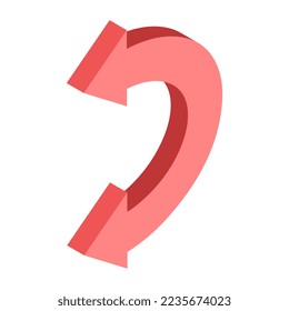 An icon design of double head arrow