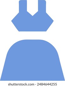 icon design of a dress