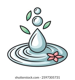 Icon design droplet. Vector design