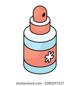An icon design of dropper bottle