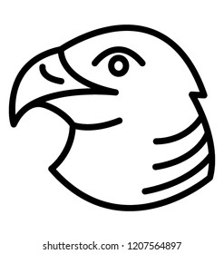 Icon design of an eagle tattoo