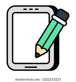 Un diseño de icono del teléfono de edición