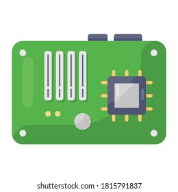 Ein Symbol für das Design elektronischer Hauptplatine, Computerhardware 