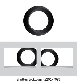 Icon design element with business card template