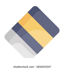 Un diseño de icono de borrador, vector en estilo editable a la moda 