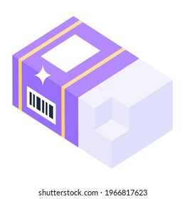 An icon design of eraser, vector in trendy editable style 