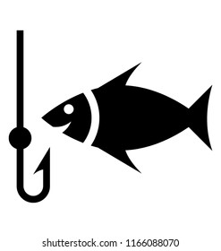 
An icon design of fishing
