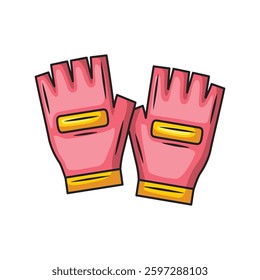 Icon design fishing gloves. Vector design