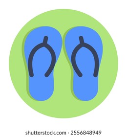 An icon design of flip flop