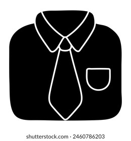 An icon design of formal shirt

