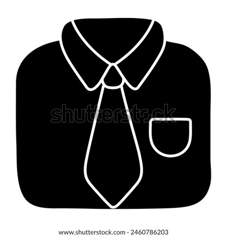 An icon design of formal shirt

