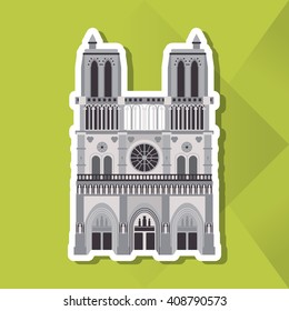Icon design of France , vector illustration