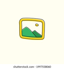 un diseño de iconos para el menú de la galería en su gadget y sitio web