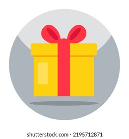 An icon design of gift box