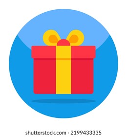An icon design of gift box