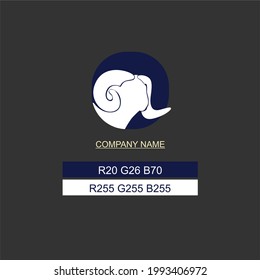 icon design with goat theme