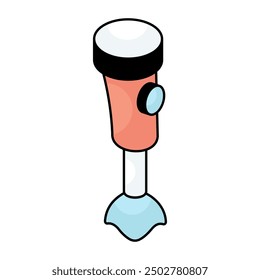 An icon design of hand blender 