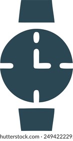 icon design of hand watch