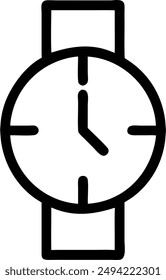 icon design of hand watch