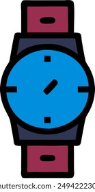 icon design of hand watch