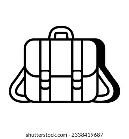An icon design of handbag 