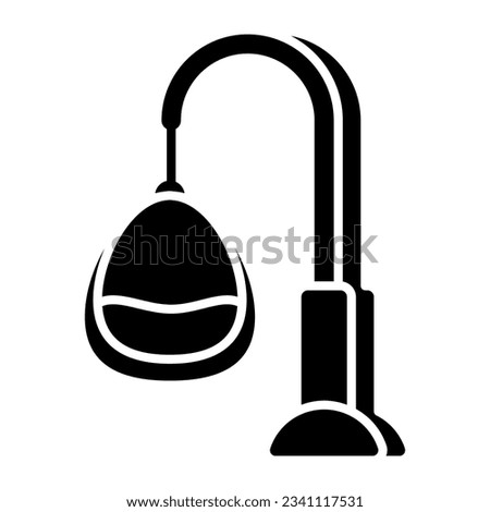 An icon design of hanging chair