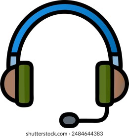 icon design of a headset