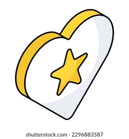 An icon design of heart