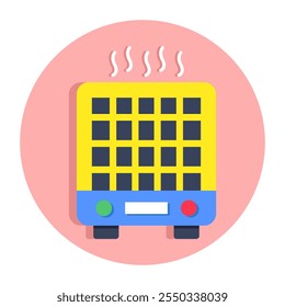 An icon design of heater