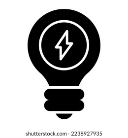 An icon design of idea energy 