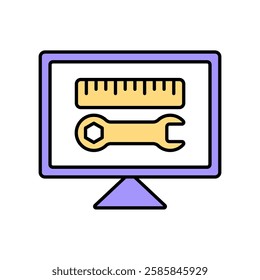 Icon a design, isolated against a clean background.