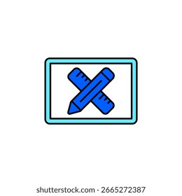 Icon a design, isolated against a clean background.