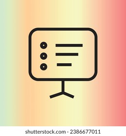 diseño de icono aislado en un fondo degradado