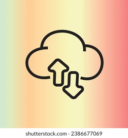 icon design isolated in a gradient background