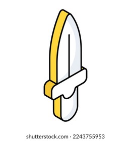 An icon design of knife