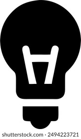 diseño del icono de la bombilla