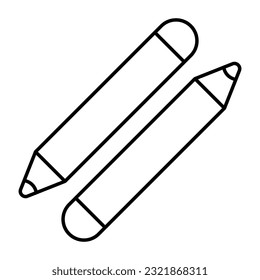 Un diseño de iconos de lápices de labios 