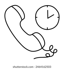 An icon design of logistic call

