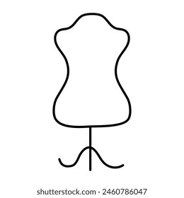 An icon design of mannequin

