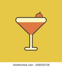icon design - martini/cocktail glass
