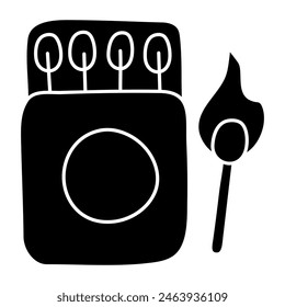 Un diseño de icono de cuadro de partido


