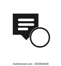 icon design or message number notification symbol