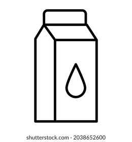 Ein Symbol für Milchpackung