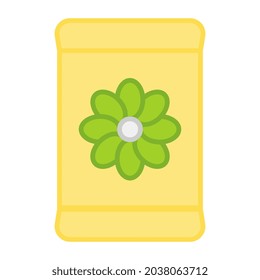 Un diseño de icono de flor móvil
