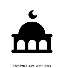 icon design, mosque shape illustration